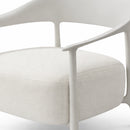 Silla Ascoli Tela Blanco/patas Pp Blanco