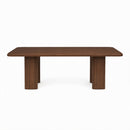 Mesa De Comedor Imperia Top/patas Enchape Nogal