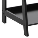 Librera Wally Alta Laca Negro/5 Entrepaños