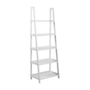 Librera Wally Alta Laca Blanco/5 Entrepaños