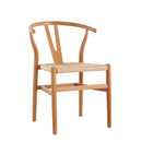 Silla De Comedor Wishbone Cuerda Natural