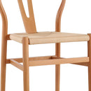 Silla De Comedor Wishbone Cuerda Natural