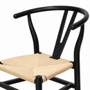 Silla De Comedor Wishbone Cuerda Natural