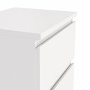 Mesa De Noche Nova Folio Blanco/2 Gavetas