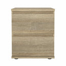 Mesa De Noche Nova Folio Roble/2 Gavetas