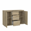 Trinchante Nova Folio Roble/3 Gavetas/2 Puertas
