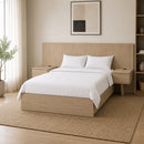 Combo Cama Kalma Matrimonial Melamina Roble