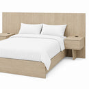 Combo Cama Kalma Matrimonial Melamina Roble