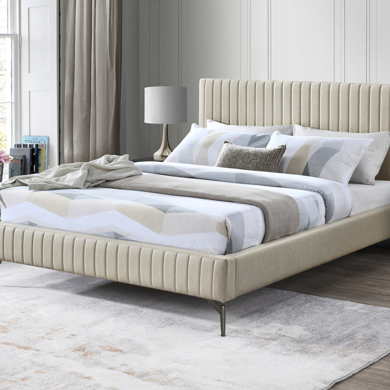 Cama Hacci Matrimonial Beige