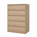 Gavetero Naia Roble 5 Gavetas