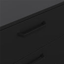 Gavetero Dana Negro Mate 6gvt