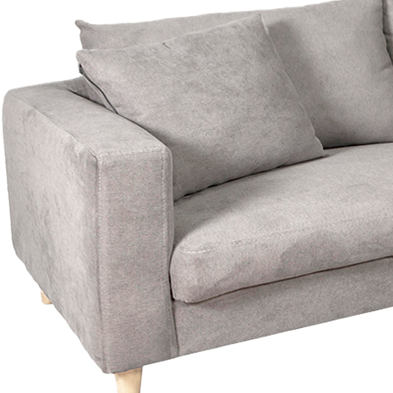 Sofa Adelaida 3 Puestos Gris