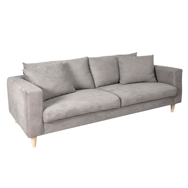 Sofa Adelaida 3 Puestos Gris