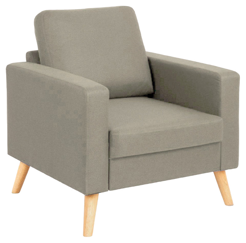 Sofa Cayman 1 Puesto Gris