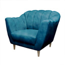Sofa Bastonia 1 Puesto Azul Co