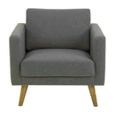 Sofa Stella 1 Puesto Gris