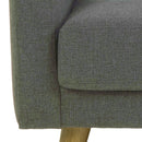 Sofa Stella 1 Puesto Gris