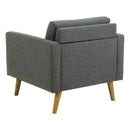 Sofa Stella 1 Puesto Gris