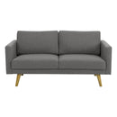 Sofa Stella 2 Puestos Gris