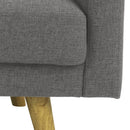 Sofa Stella 2 Puestos Gris