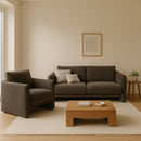 SOFA SIGNE 1 PUESTO TELA OTE TAUPE
