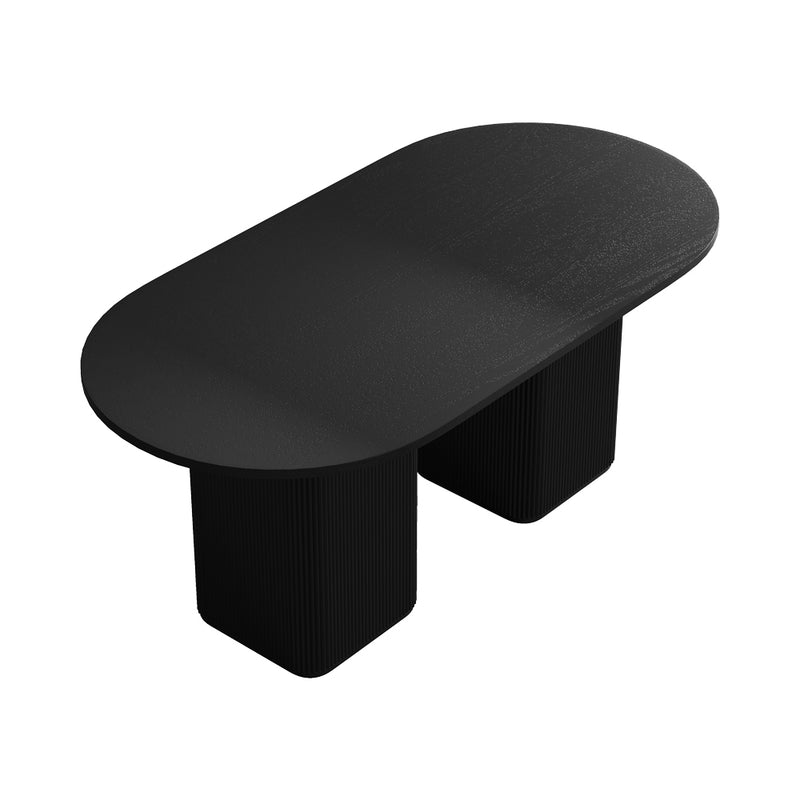 Mesa De Comedor Amice Negro/6p