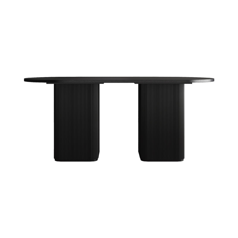 Mesa De Comedor Amice Negro/6p