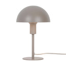 Lampara De Mesa Ellen Mini Metal/pp Café Claro/16x25cm