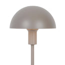 Lampara De Mesa Ellen Mini Metal/pp Café Claro/16x25cm