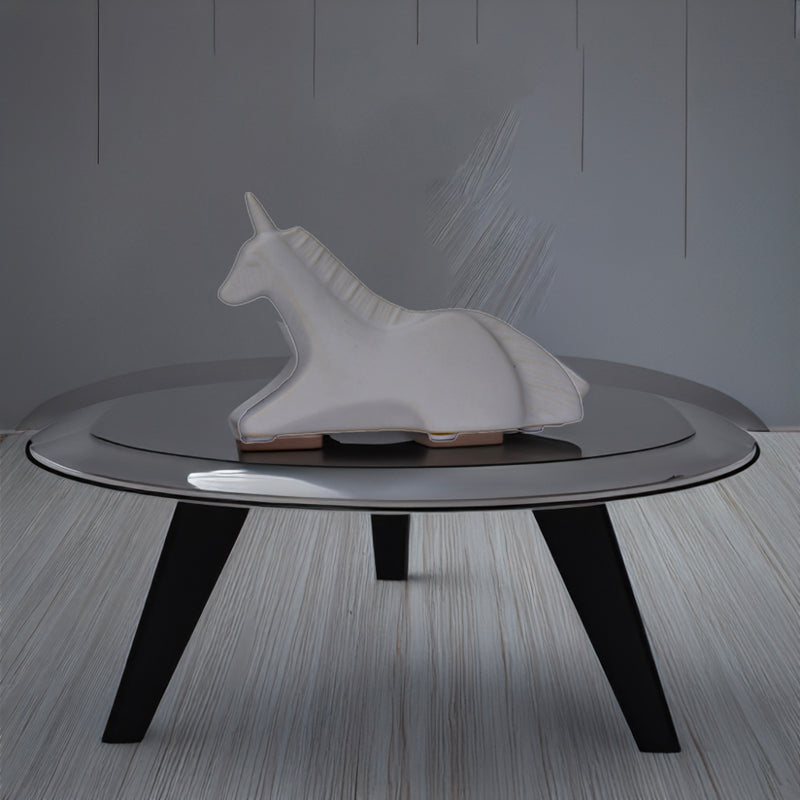 Escultura Unicornio Blanco
