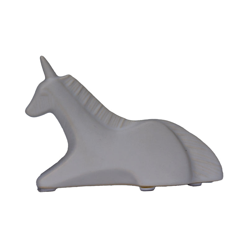 Escultura Unicornio Blanco