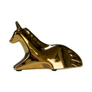 Escultura Unicornio Dorado