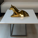 Escultura Unicornio Dorado