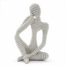 Escultura Agullent Resina Blanco/negro/13.5x10x21.5cm