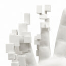 Escultura Ribera Resina Blanco