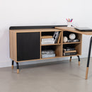 Escritorio Esquina Flexus Negr