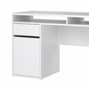 Escritorio Function Plus Doble Folio Blanco Alto Brillo/2 Gavetas/2 Puertas