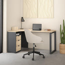 ESCRITORIO ESQUINA SIGN TOP FOLIO ROBLE HICKORY