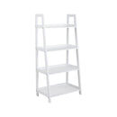 Librera Wally Baja Laca Blanco/4 Entrepaños