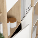 Set 2 Puertas Para Librera Sign Folio Blanco